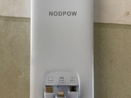 NODPOW Mobile power supply, 10000mAh Portable Fast Charger Including 3 USB-C Cables For Cheap