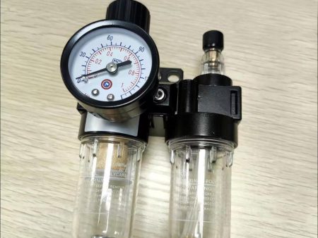 Air Pressure Regulator, Air Dryer AW2000-02 Manual Drain Poly Bowl Gauge 0-160 PSI For Sale