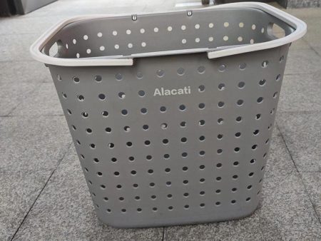 Alacati Laundry baskets,Square Plastic Laundry Basket Hamper,Comfort Carry Handles Fashion