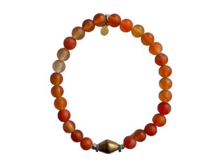 CARNELIAN gemstone thin bracelet Sale