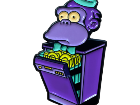 Purple Monkey Dishwasher Pin Online now