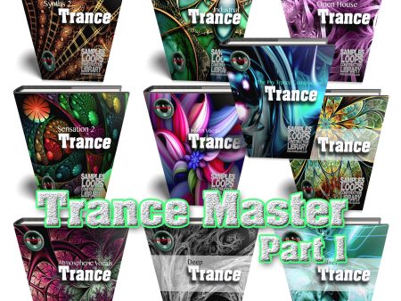 Trance Master MEGA Bundle 1 - 10 Large Essential WAVE Samples Loop Studio Libraries Fashion