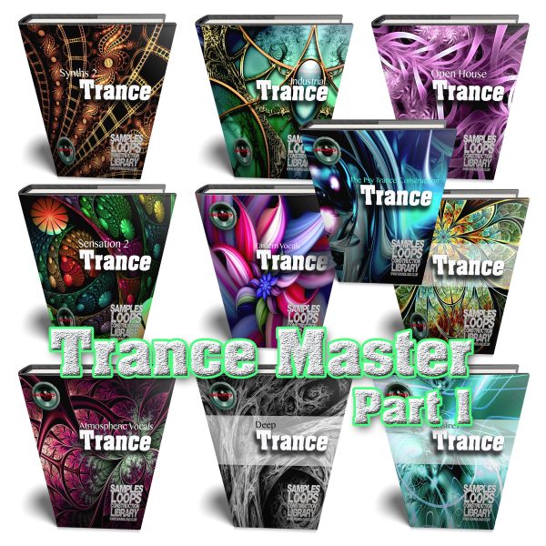 Trance Master MEGA Bundle 1 - 10 Large Essential WAVE Samples Loop Studio Libraries Fashion