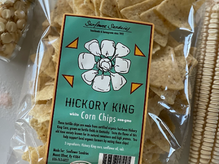 HICKORY KING WHITE CORN CHIPS - Sunflower Sundries Discount