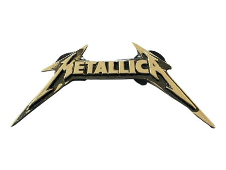 Metallica- Old logo metal pin For Discount