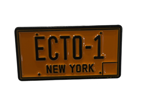 ECTO-1 license plate Enamel Pin Hot on Sale