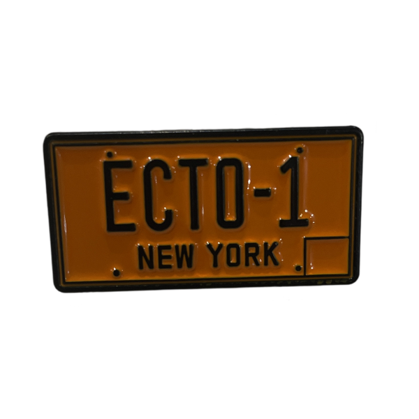 ECTO-1 license plate Enamel Pin Hot on Sale