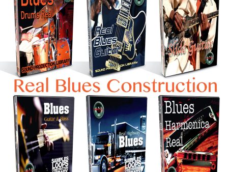 Blues Master MEGA Bundle - 6 Large Essentials WAVE Samples Loops Libraries Fashion