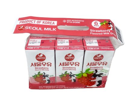 Strawberry Milk Drink on Sale