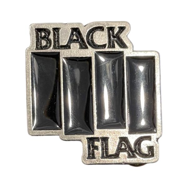 Black Flag Bars Enamel Pin Online now