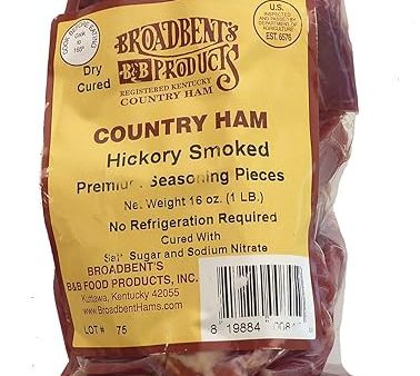 Country Ham Hickory Smoked Seasoning Pieces - Broadbent Farm on Sale