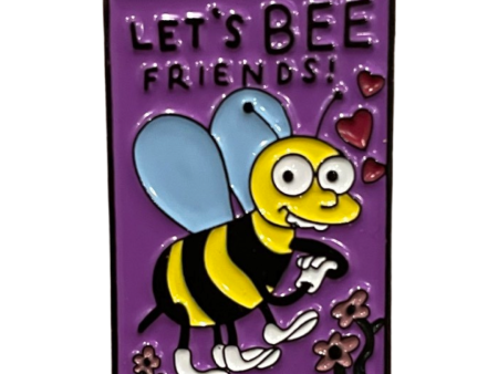 Let’s Bee Friends Enamel Pin Supply