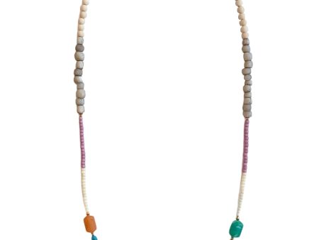 AURA • 06 gemstone thin necklace Online now