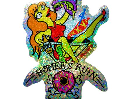 Homers Ruin Holographic Sticker Hot on Sale