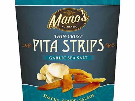 Pita Chips, Garlic Sea Salt - Mano s Sale