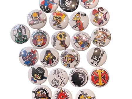 Punk Simpsons Button Pack Cheap