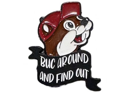 Buc Around Enamel Pin For Cheap