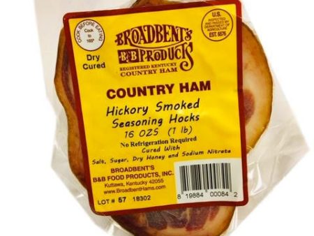 Country Ham Hickory Smoked Seasoning Hocks - Broadbent Farms Online