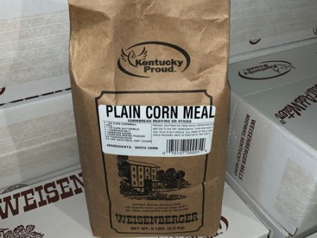 Cornmeal (unbolted plain), 5lb - Weisenberger Mill Hot on Sale