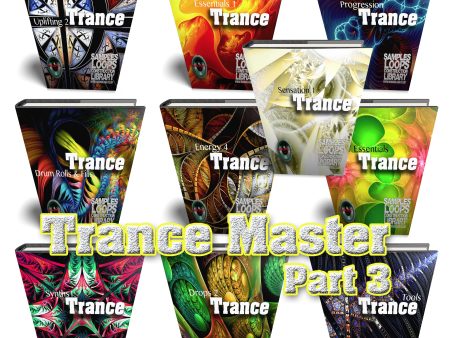 Trance Master MEGA Bundle 3 - 10 Large Essential WAVE Samples Loop Studio Libraries Supply