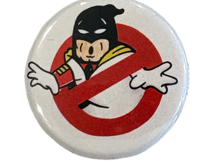 Space Ghostbusters Button on Sale