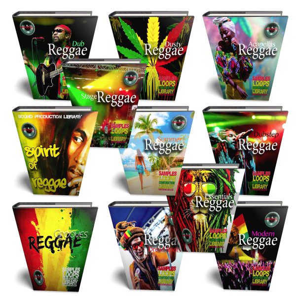 Reggae MEGA Bundle - 11 Large Essential WAVE Samples Loop Studio Libraries Online Hot Sale