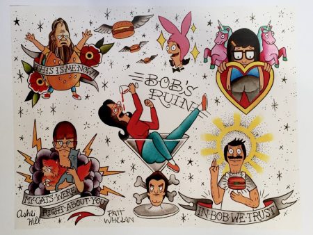 Bob s Burgers Tattoo Flash Fashion