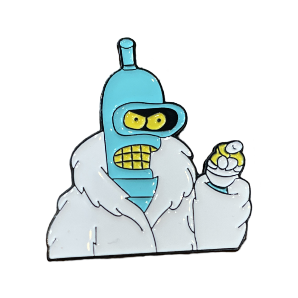 Bender Pimpbot Enamel Pin Hot on Sale