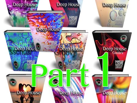 Deep House MEGA Bundle Part 1 - 10 Large Essential WAVE Samples Loop Studio Libraries Fashion