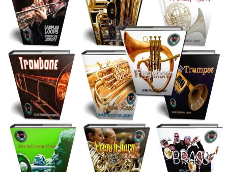 BRASS MEGA Bundle - 10 Large WAVE Samples Studio Libraries For Cheap