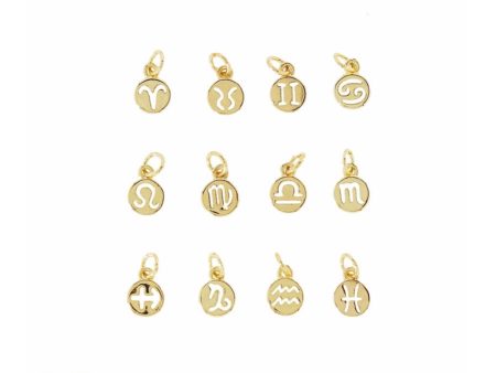 ZODIAC SIGN small charm on Sale