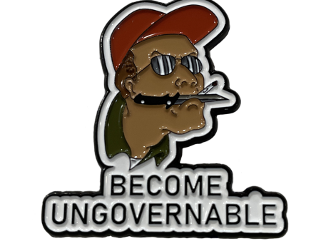 Dale Ungovernable Enamel Pin For Discount