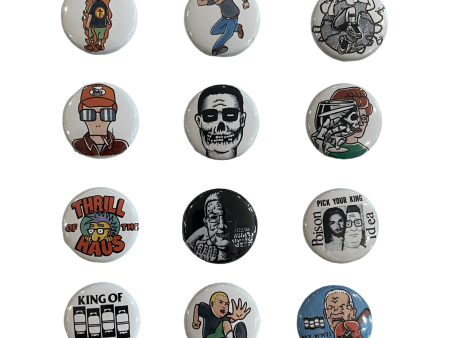 K.O.T.H. Button Pack Sale