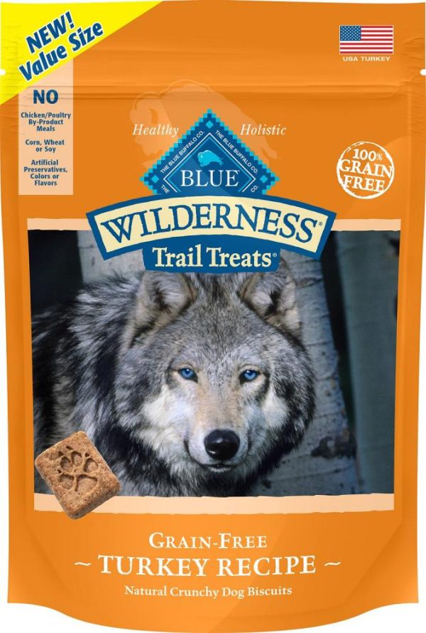 Blue Buffalo Wilderness Trail Grain Free Turkey Dog Treats Online now